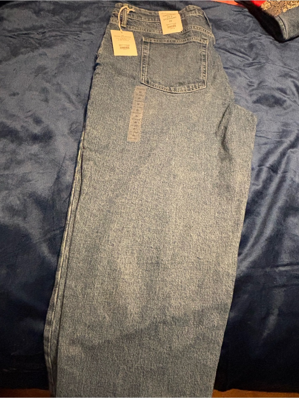 NWT Free Assembly Original 90's Straight Jeans Size 20 Medium Wash High Rise